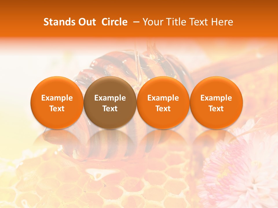 Honey And Health PowerPoint Template