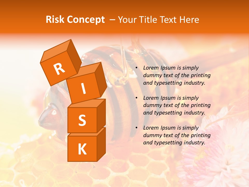 Honey And Health PowerPoint Template