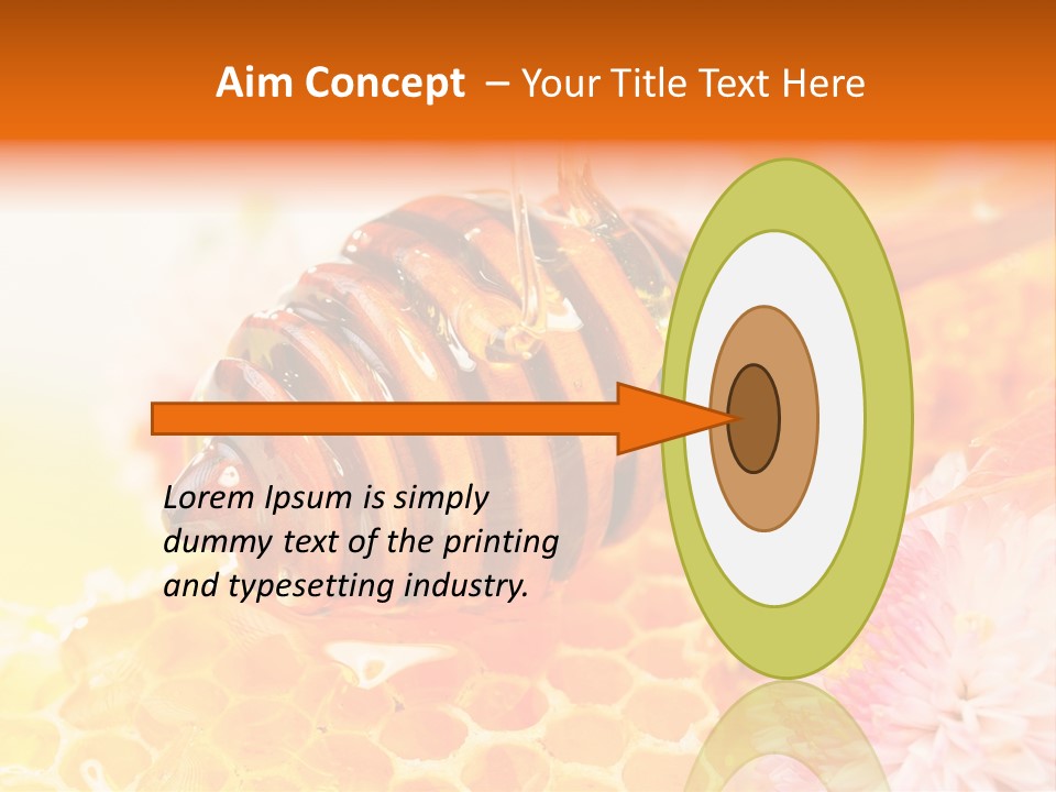Honey And Health PowerPoint Template