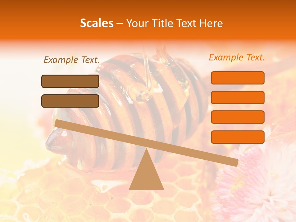 Honey And Health PowerPoint Template