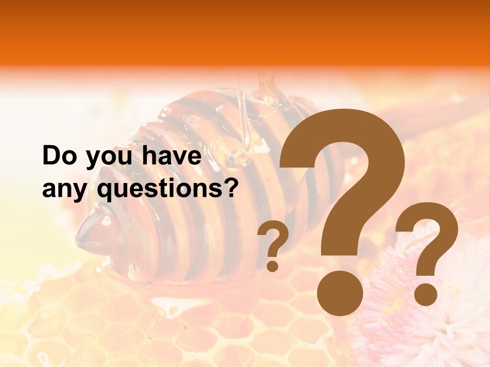 Honey And Health PowerPoint Template