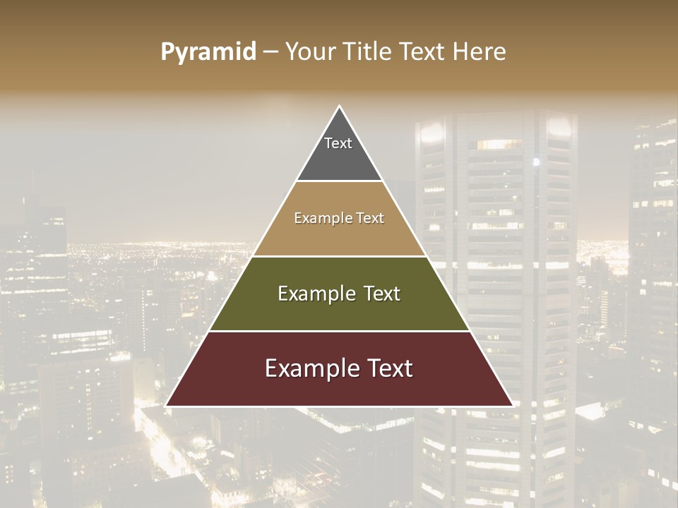 Street Tower Cityscape PowerPoint Template