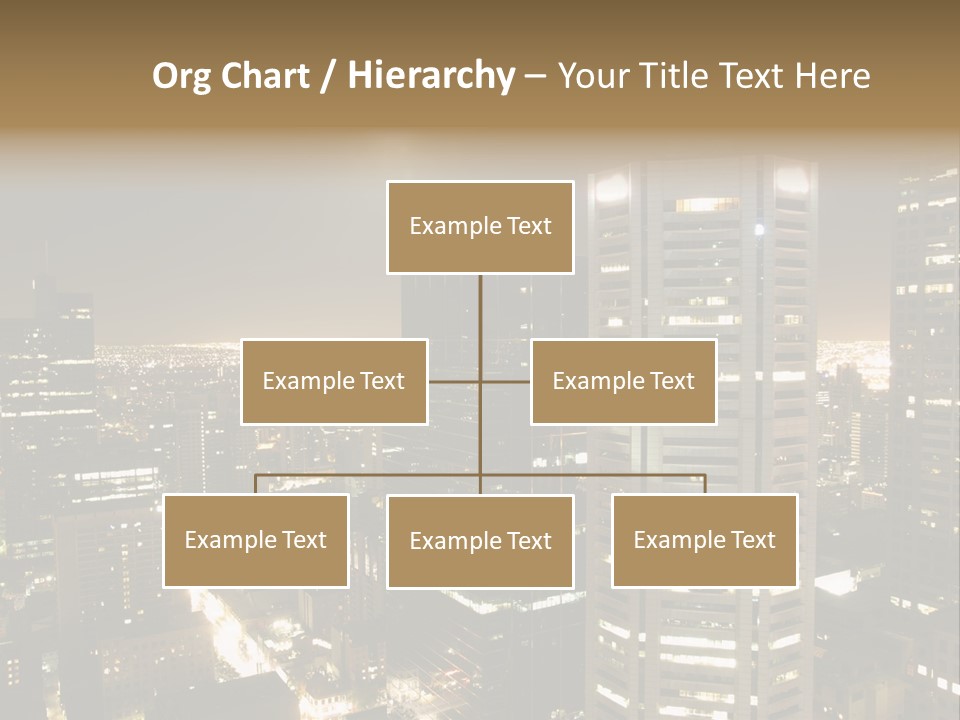 Street Tower Cityscape PowerPoint Template