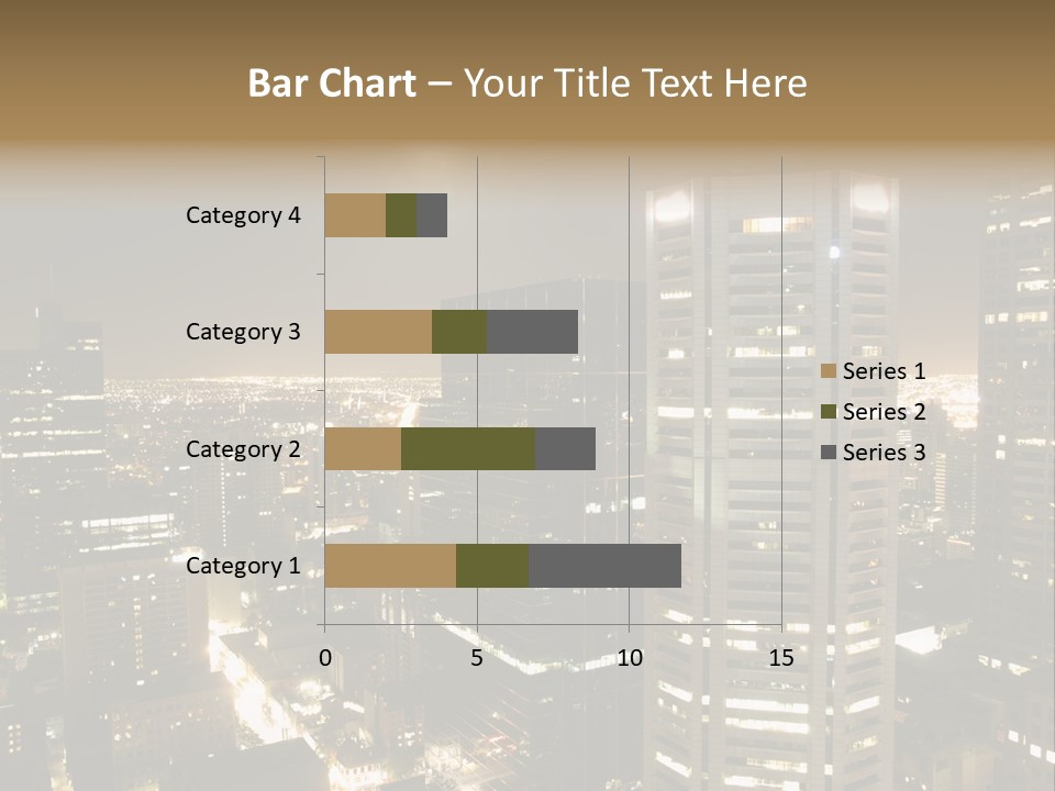 Street Tower Cityscape PowerPoint Template