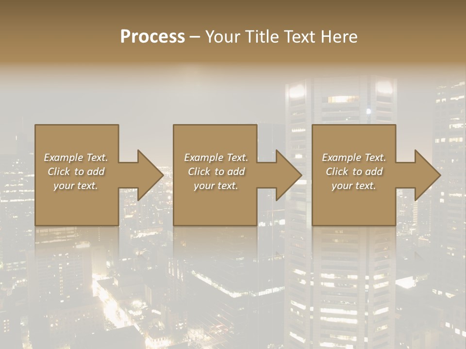 Street Tower Cityscape PowerPoint Template