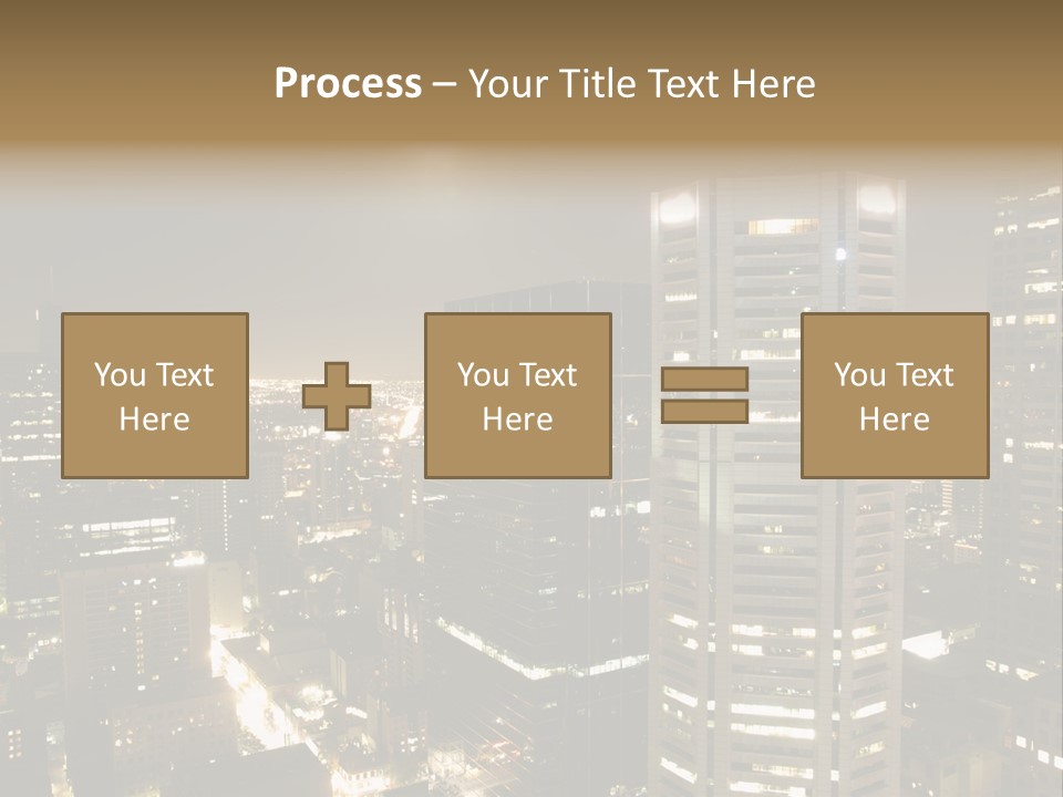 Street Tower Cityscape PowerPoint Template