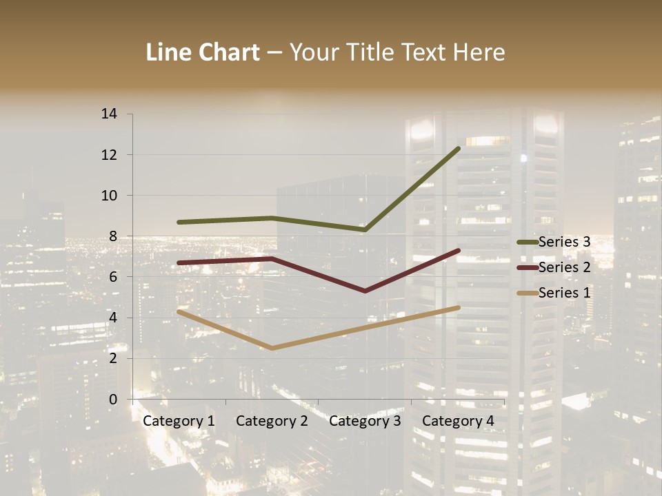 Street Tower Cityscape PowerPoint Template