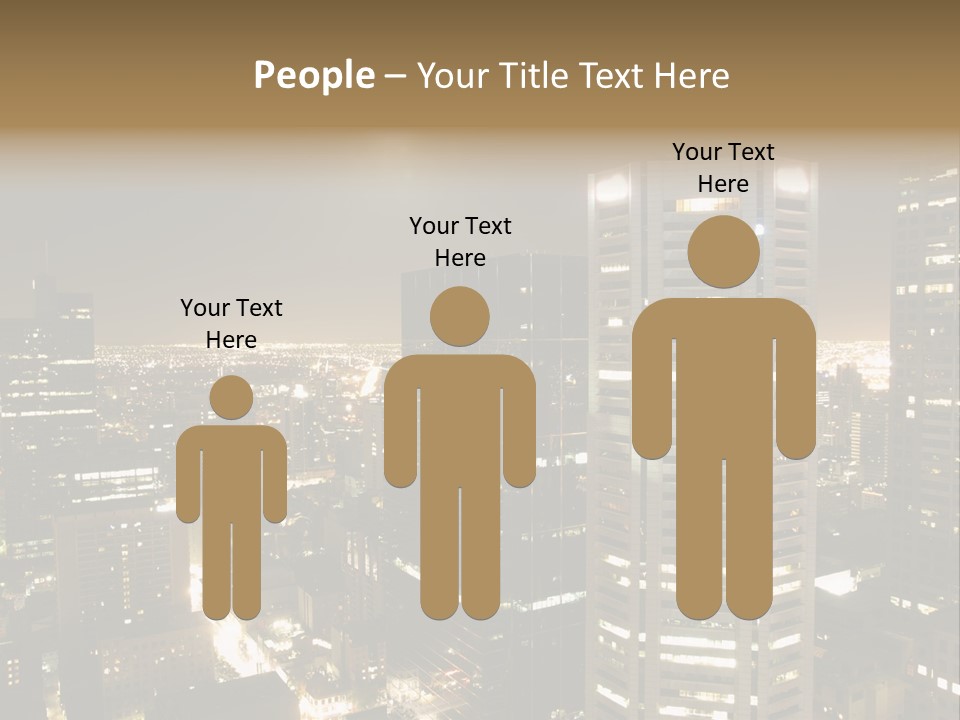 Street Tower Cityscape PowerPoint Template