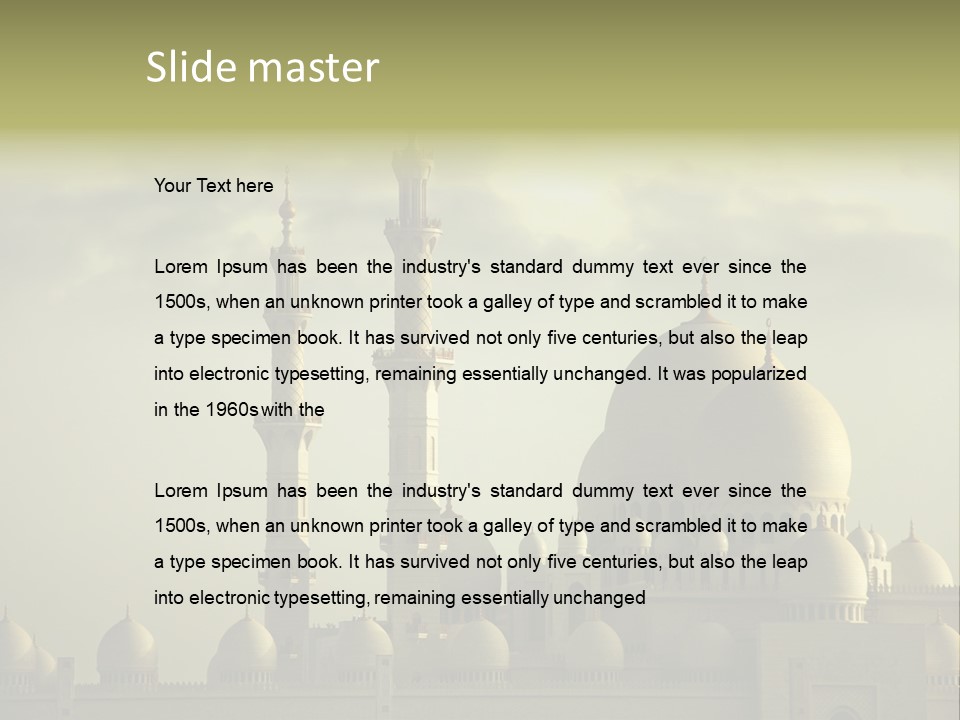 Mosque PowerPoint Template
