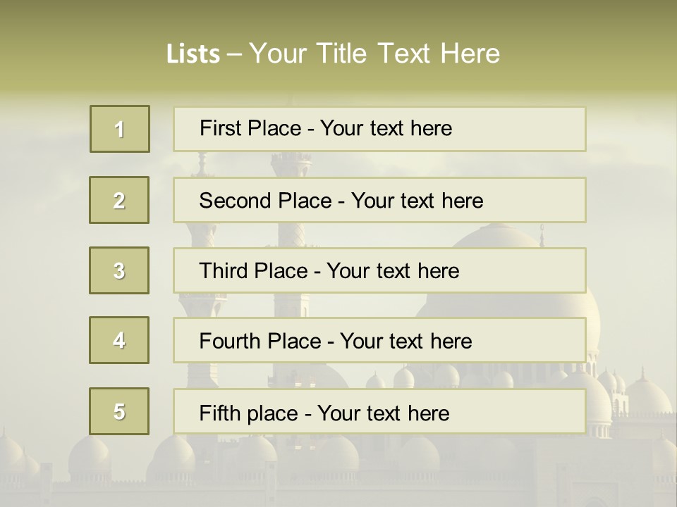 Mosque PowerPoint Template