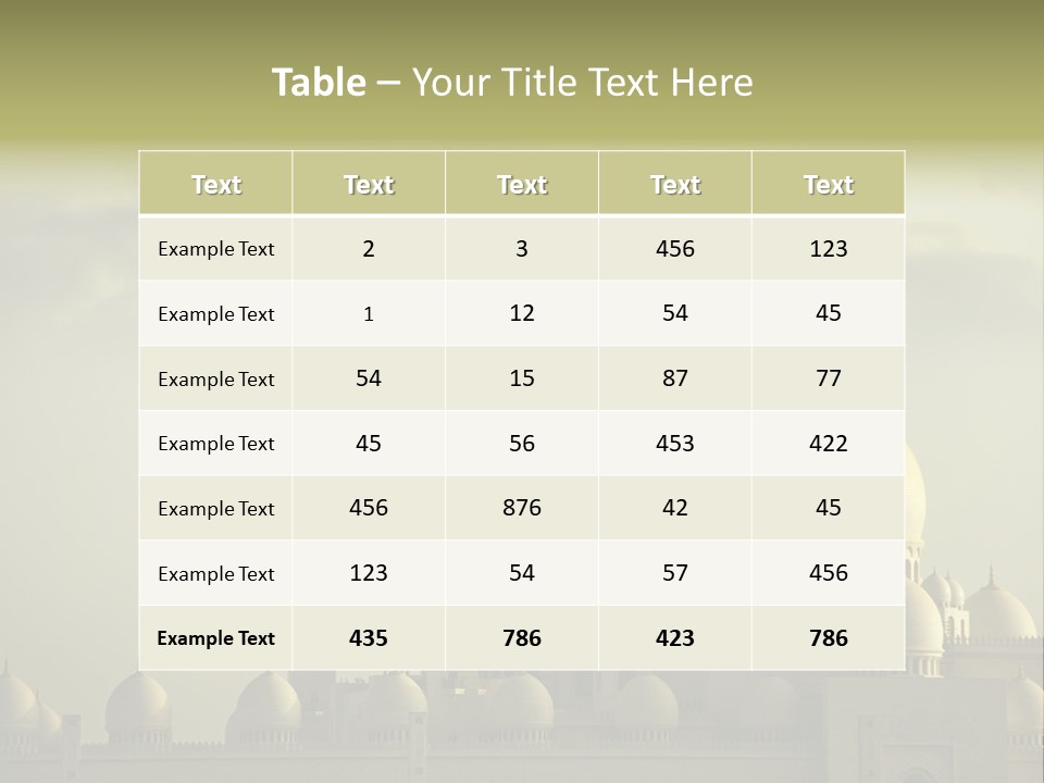 Mosque PowerPoint Template