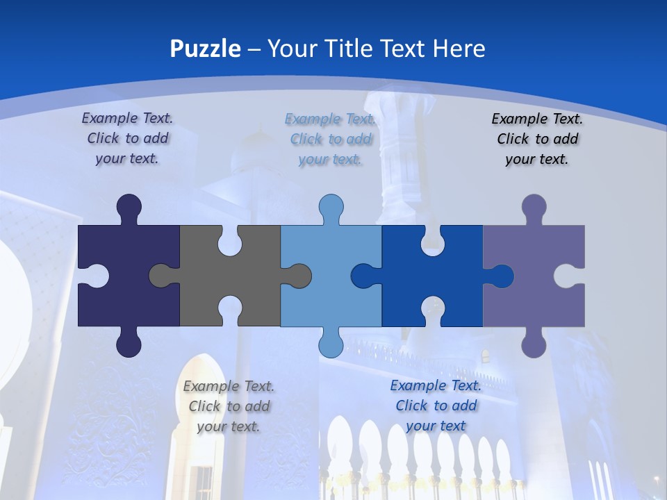 Sheikh Zayed Mosque PowerPoint Template