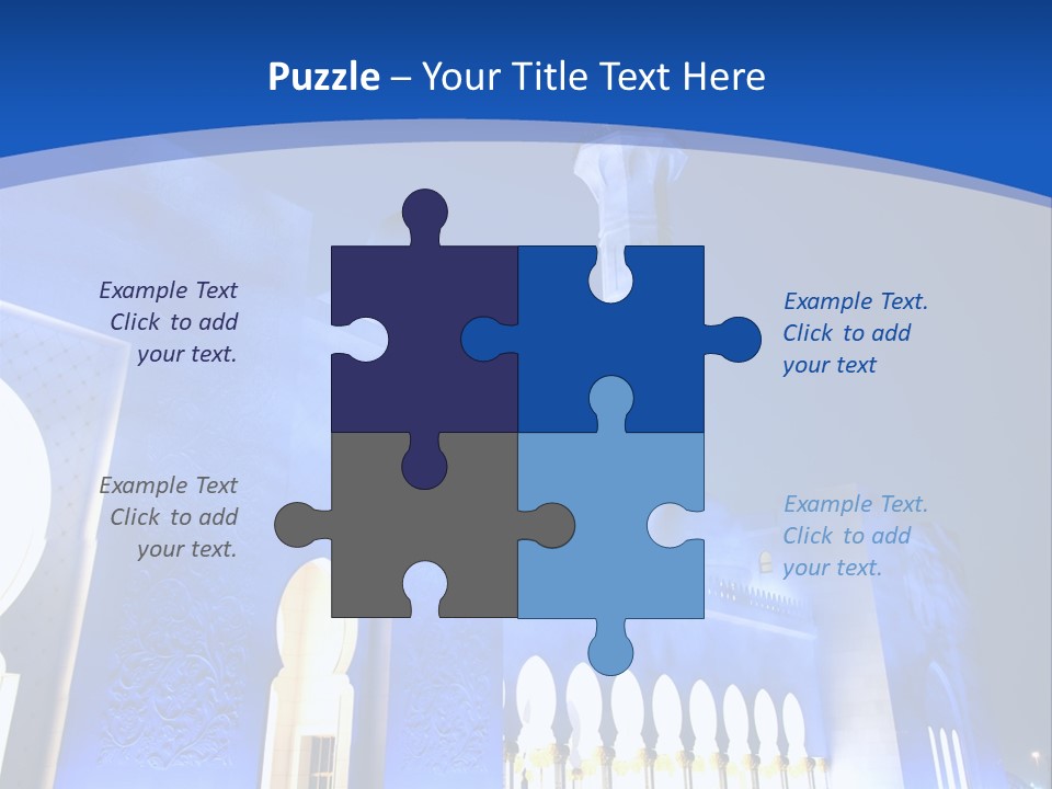 Sheikh Zayed Mosque PowerPoint Template