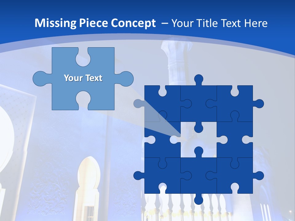 Sheikh Zayed Mosque PowerPoint Template