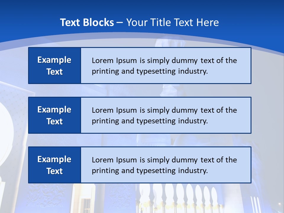 Sheikh Zayed Mosque PowerPoint Template