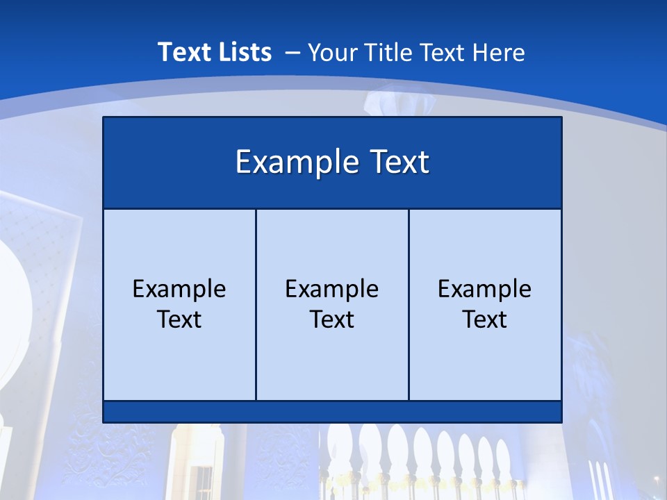 Sheikh Zayed Mosque PowerPoint Template