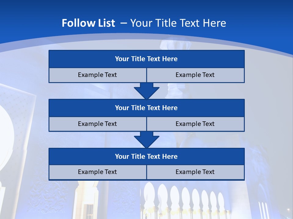 Sheikh Zayed Mosque PowerPoint Template