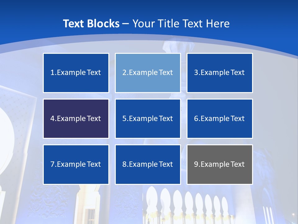 Sheikh Zayed Mosque PowerPoint Template