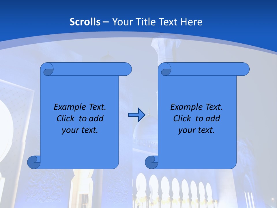 Sheikh Zayed Mosque PowerPoint Template