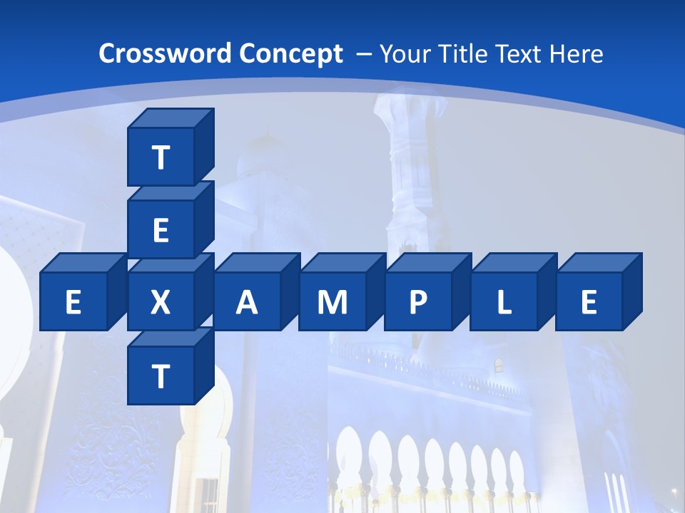 Sheikh Zayed Mosque PowerPoint Template