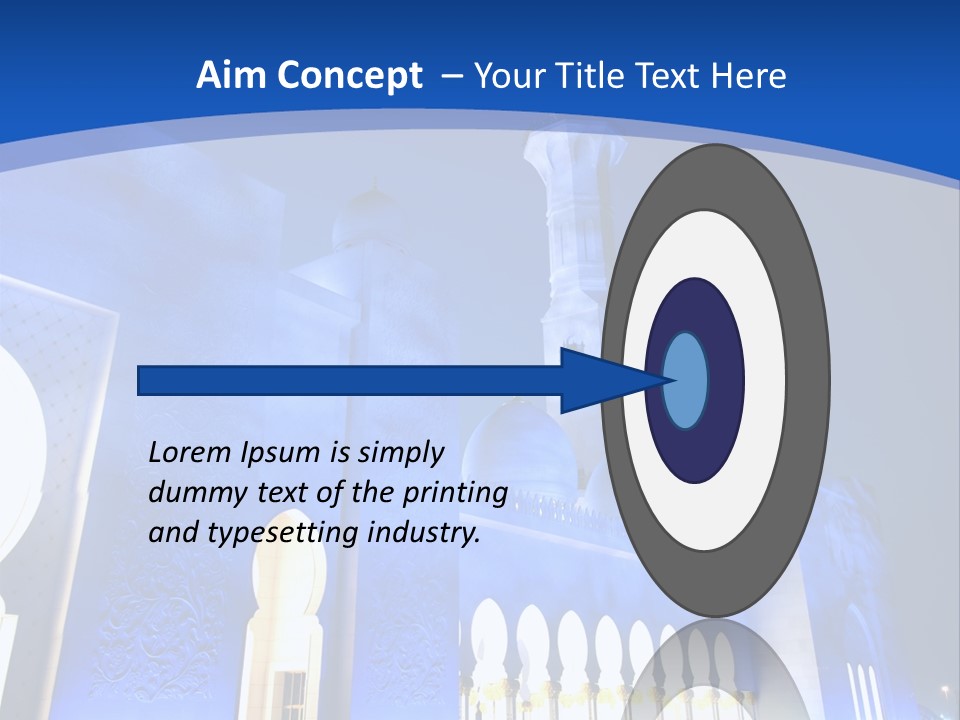 Sheikh Zayed Mosque PowerPoint Template