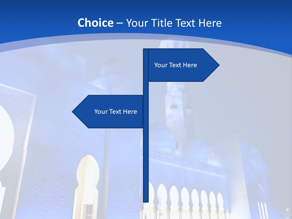Sheikh Zayed Mosque PowerPoint Template