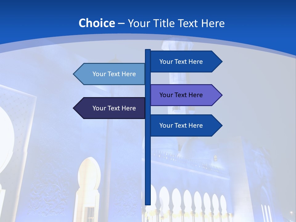 Sheikh Zayed Mosque PowerPoint Template