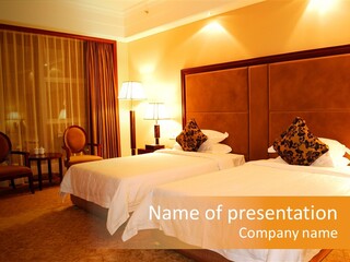 Single Bed Designs PowerPoint Template