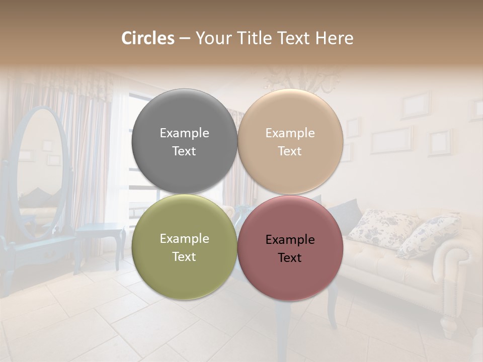 Blue Interior Design PowerPoint Template