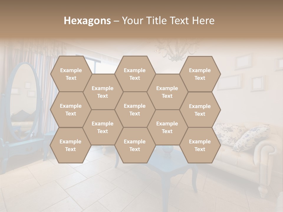 Blue Interior Design PowerPoint Template