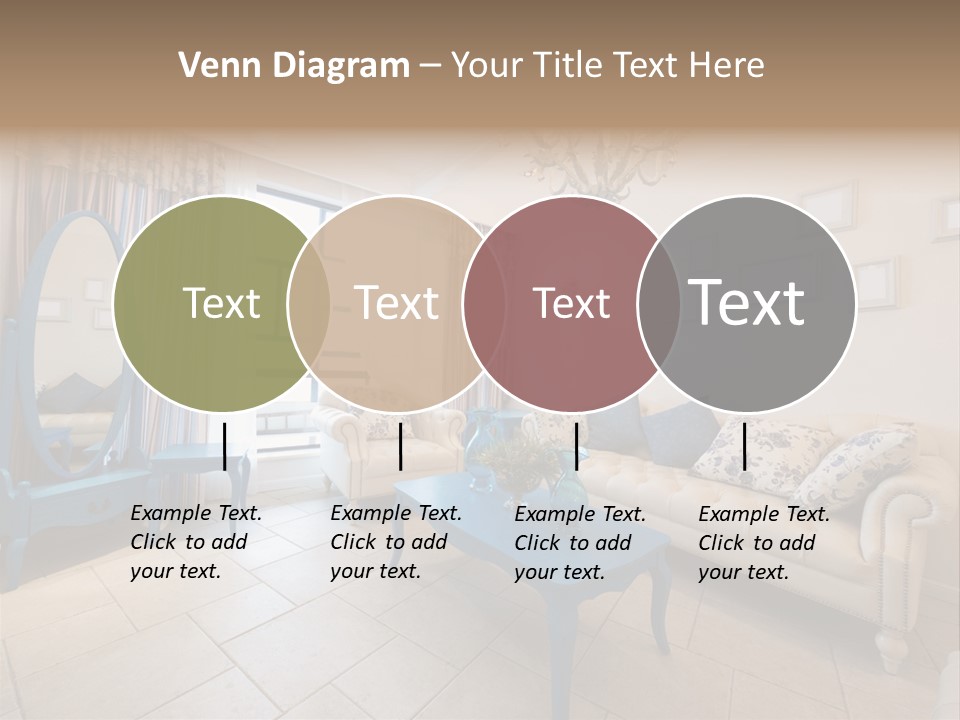 Blue Interior Design PowerPoint Template