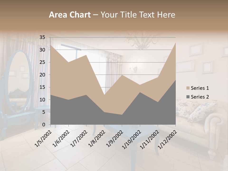 Blue Interior Design PowerPoint Template