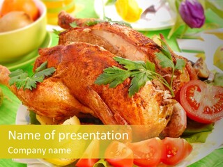 Poulet Roti PowerPoint Template