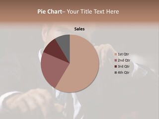 Man Smoking Cigar PowerPoint Template