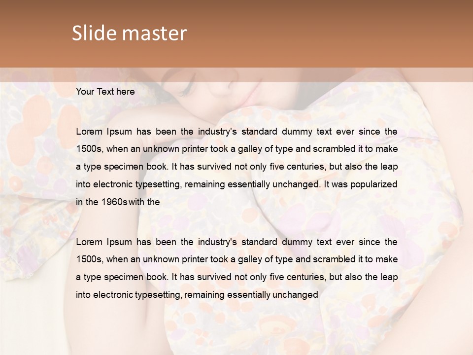 Sono De Ondas Lentas PowerPoint Template