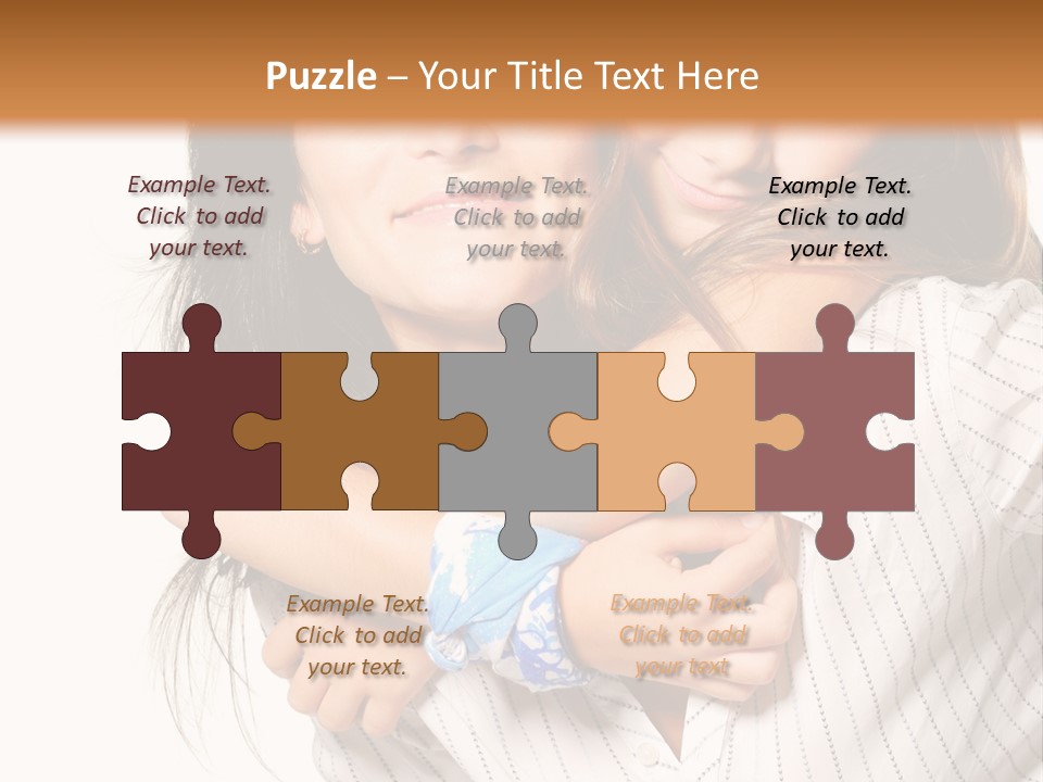 Mother And Daughter PowerPoint Template