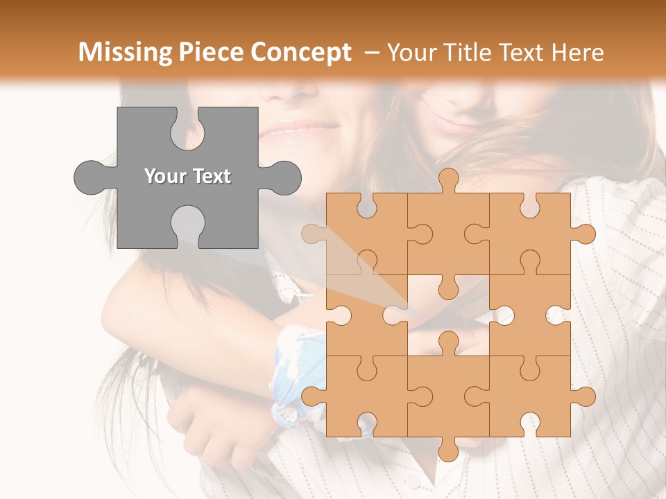 Mother And Daughter PowerPoint Template