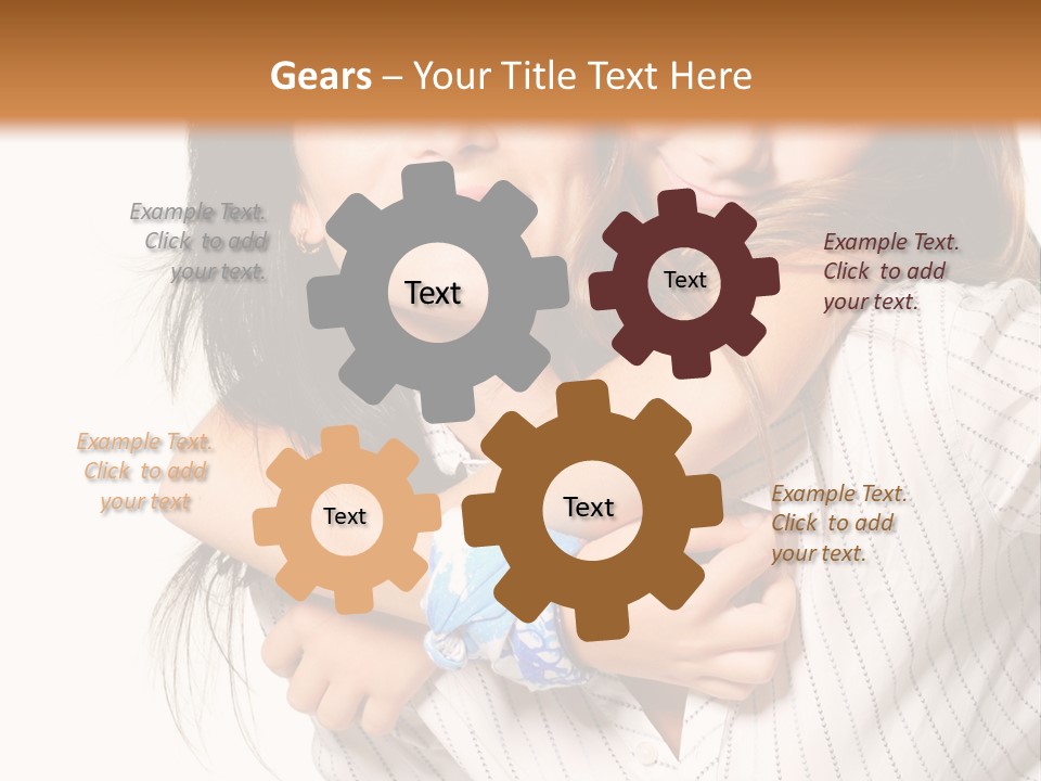 Mother And Daughter PowerPoint Template