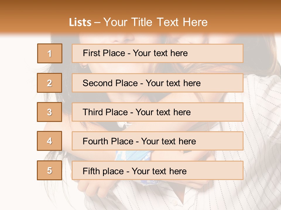 Mother And Daughter PowerPoint Template