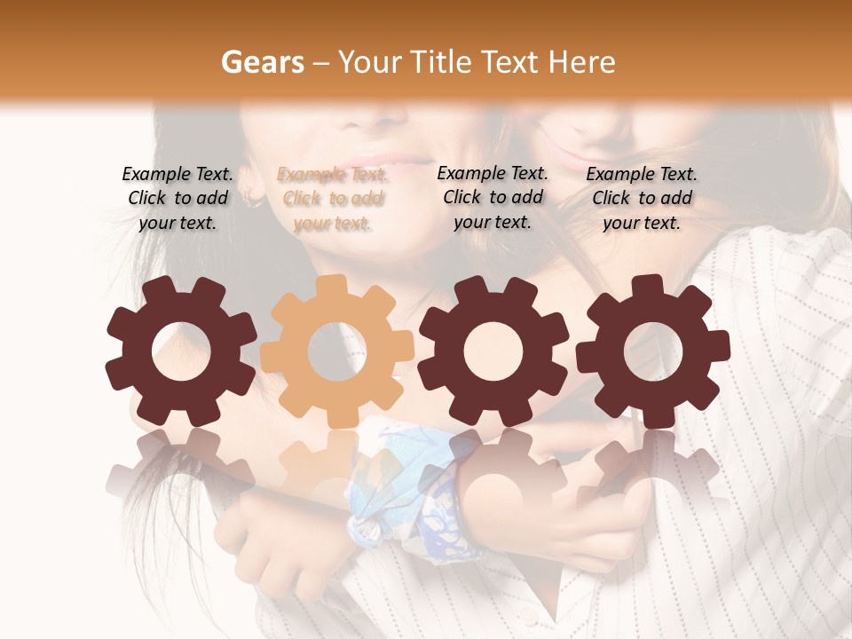 Mother And Daughter PowerPoint Template