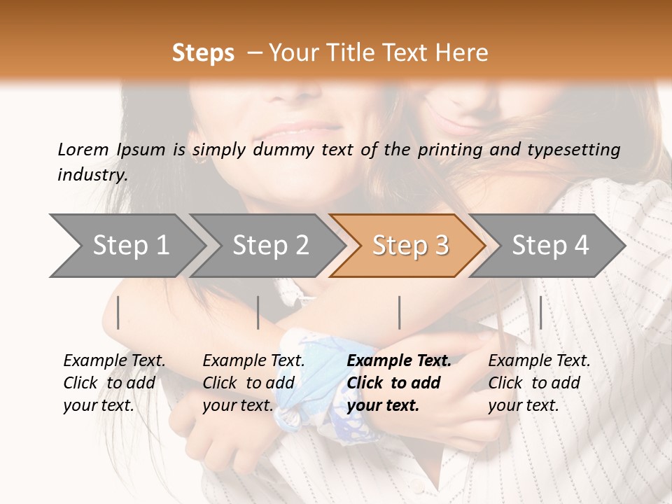 Mother And Daughter PowerPoint Template