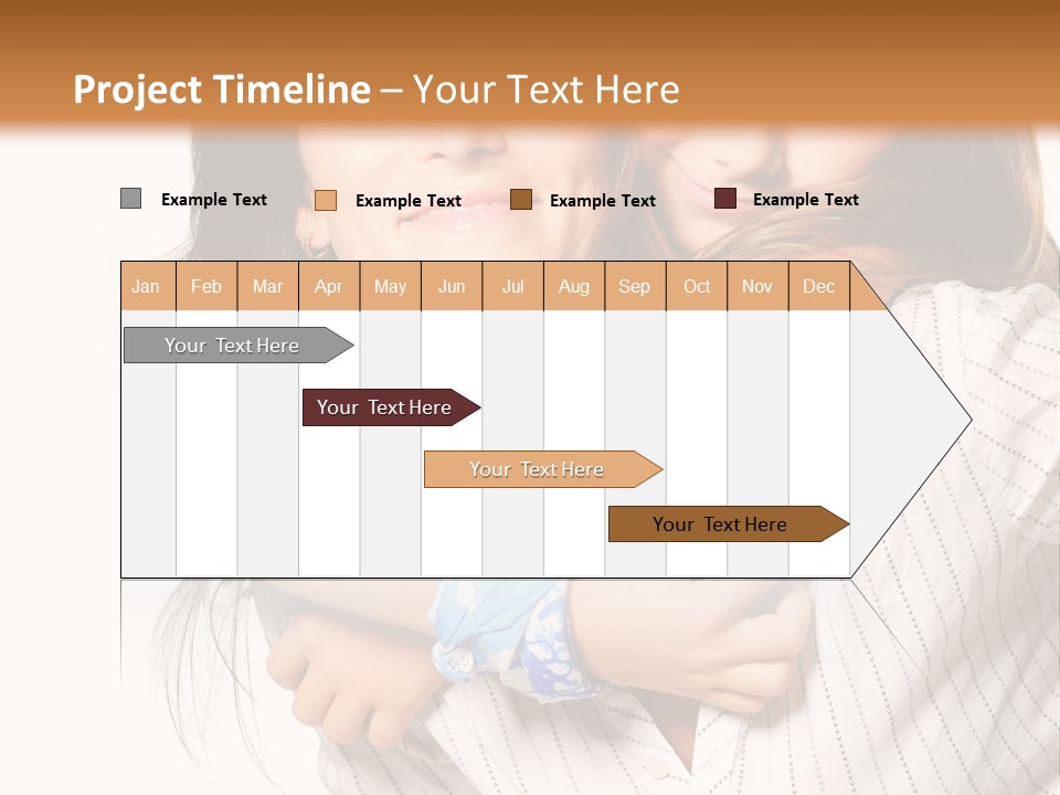 Mother And Daughter PowerPoint Template