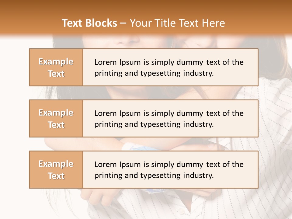 Mother And Daughter PowerPoint Template