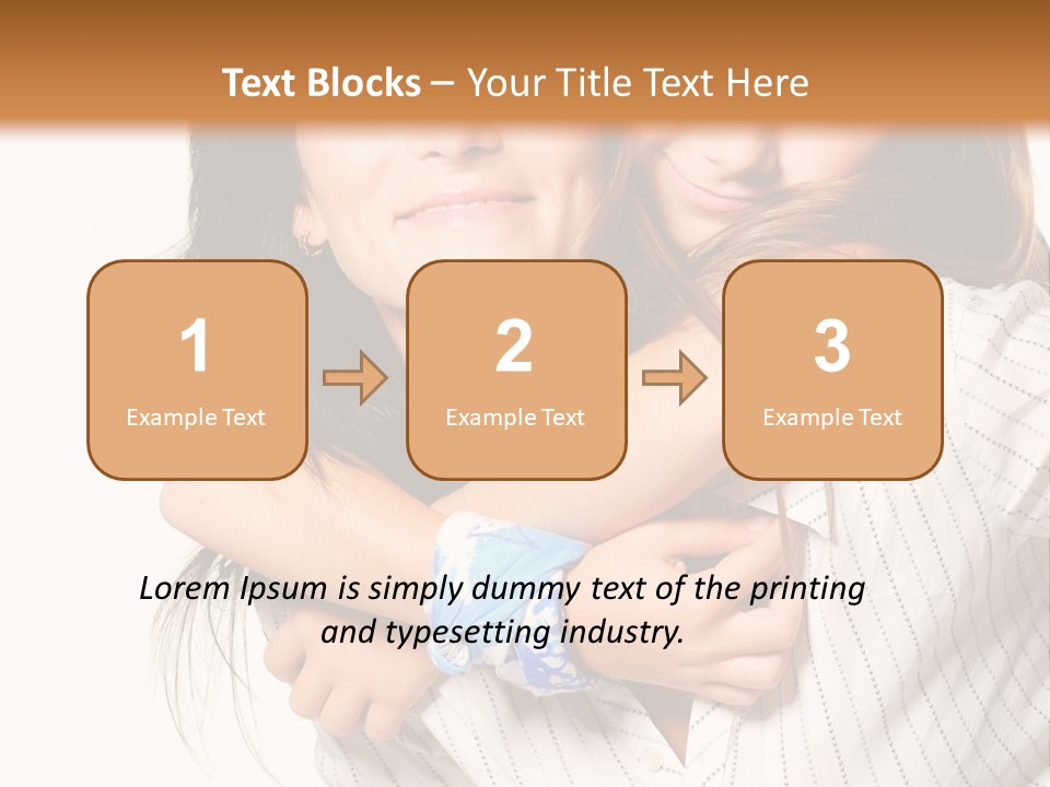 Mother And Daughter PowerPoint Template