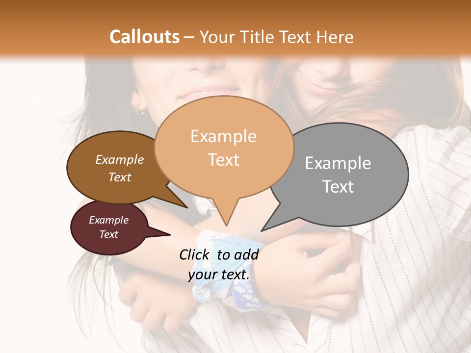 Mother And Daughter PowerPoint Template