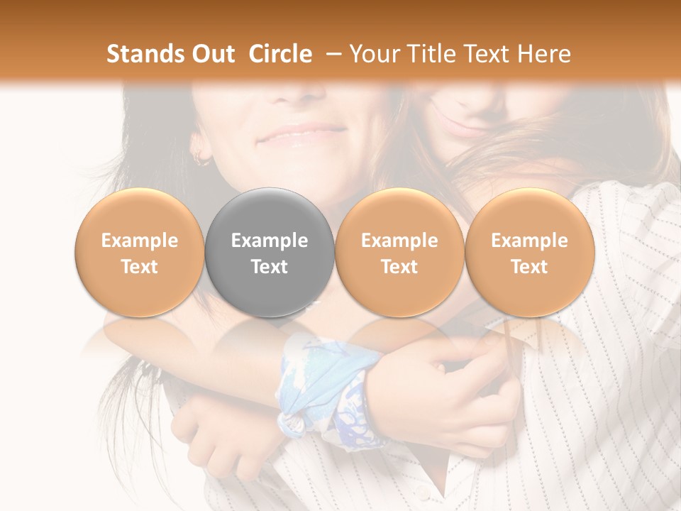 Mother And Daughter PowerPoint Template