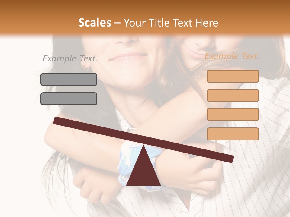 Mother And Daughter PowerPoint Template