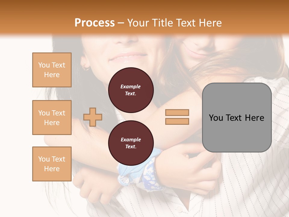 Mother And Daughter PowerPoint Template