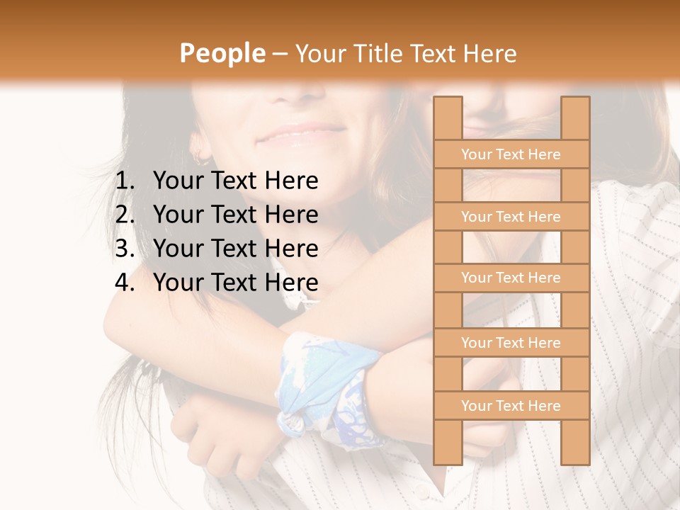 Mother And Daughter PowerPoint Template