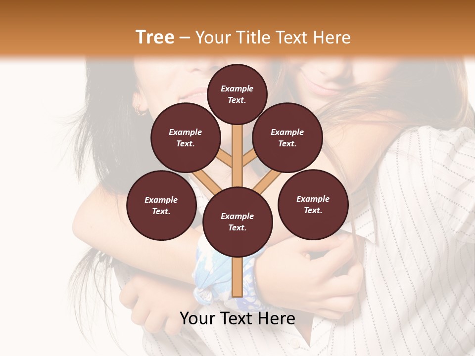 Mother And Daughter PowerPoint Template